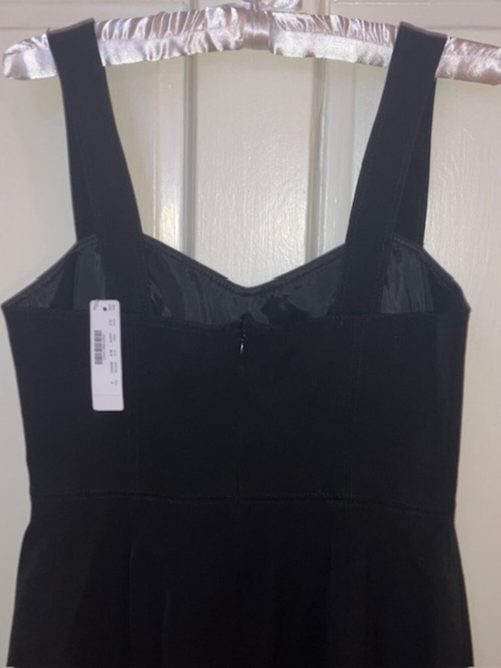 J. Crew Dress Stretch Faille Sheath Sleeveless L6376 Black Sz 6 NWT - Picture 4 of 11